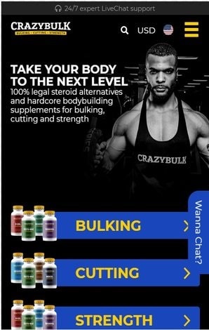 crazybulk official Website